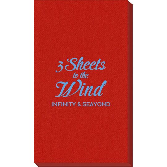 3 Sheets To The Wind Linen Like Guest Towels
